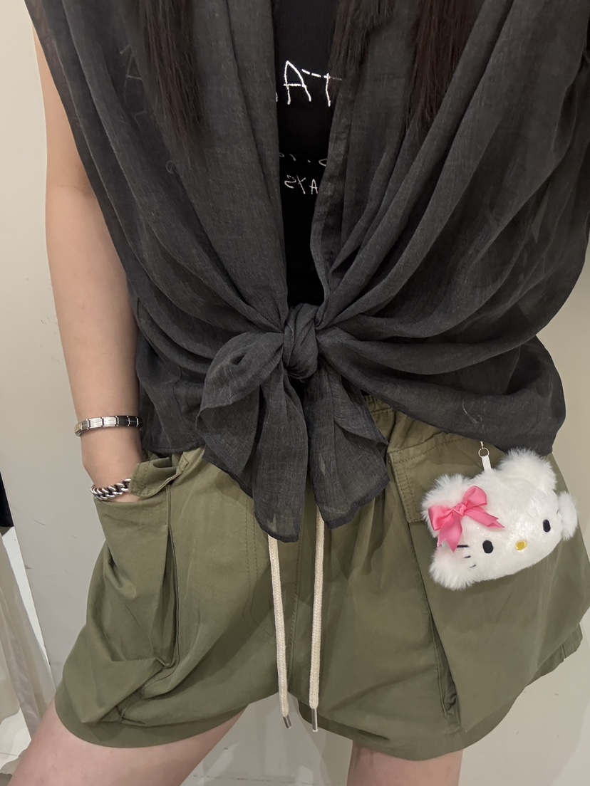 SHIRRING韓國代購㊣女裝新品人氣真品休閑職業時尚襯衫蕾絲衫SHIRRING襯衫/蕾絲衫