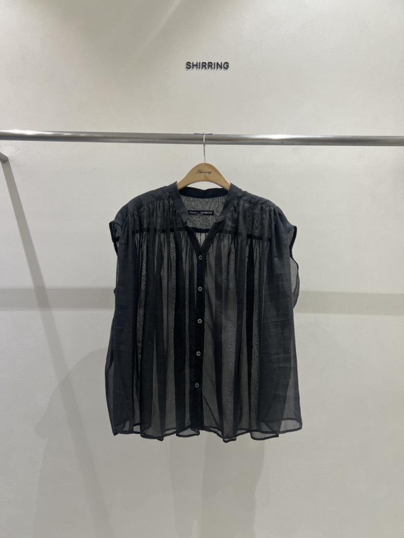SHIRRING韓國代購㊣女裝新品人氣真品休閑職業時尚襯衫蕾絲衫SHIRRING襯衫/蕾絲衫