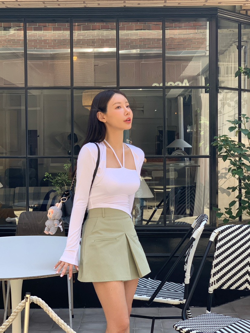 REVE CITE-L東大門㊣代購女士新品時尚休閑推薦25春夏裙褲REVE CITE裙褲