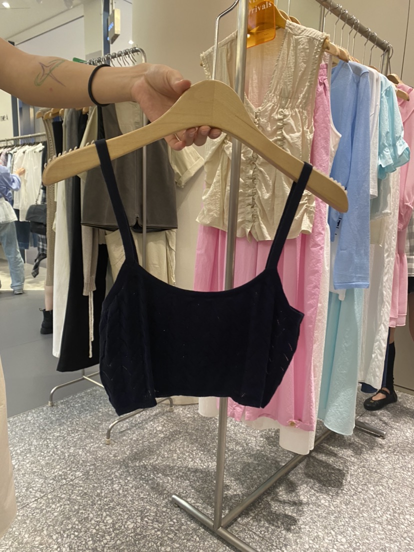 SOF韓國代購㊣女士新品職業人氣時尚熱賣真品25春夏吊帶背心緊身SOF吊帶/背心
