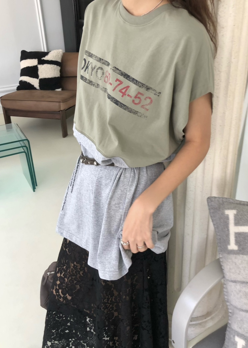 OUPPT韓國直郵㊣女士新款職業休閑時尚熱賣推薦25春夏真品T恤OUPPTT恤