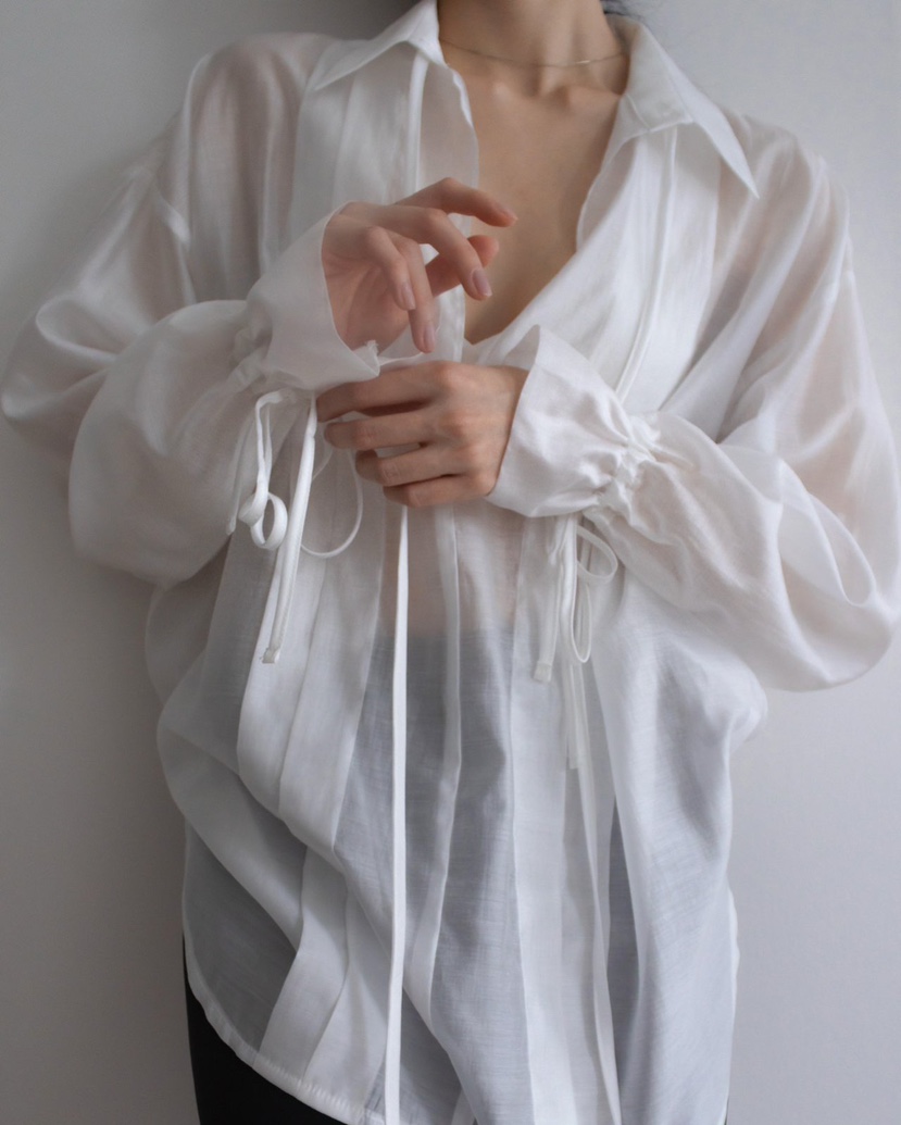 INSSENSE-A韓國直郵㊣女士新款職業真品時尚25春夏襯衫蕾絲衫INSSENSE-A襯衫/蕾絲衫