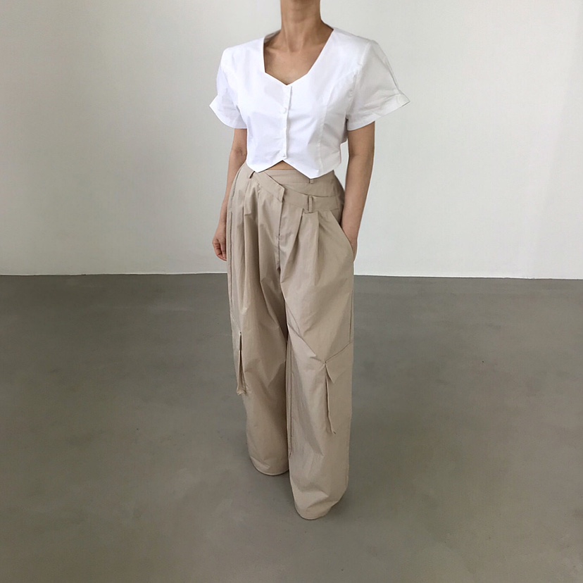 2TWO MOON韓國直郵㊣女士新品25春夏職業人氣襯衫蕾絲衫腰帶2TWO MOON襯衫/蕾絲衫