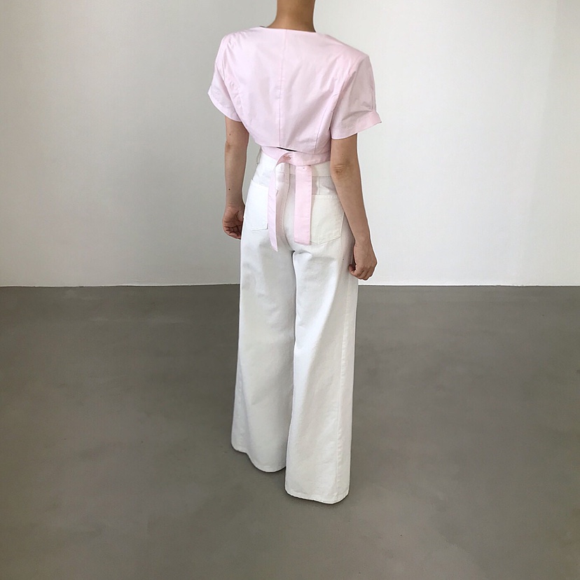 2TWO MOON韓國直郵㊣女士新品25春夏職業人氣襯衫蕾絲衫腰帶2TWO MOON襯衫/蕾絲衫