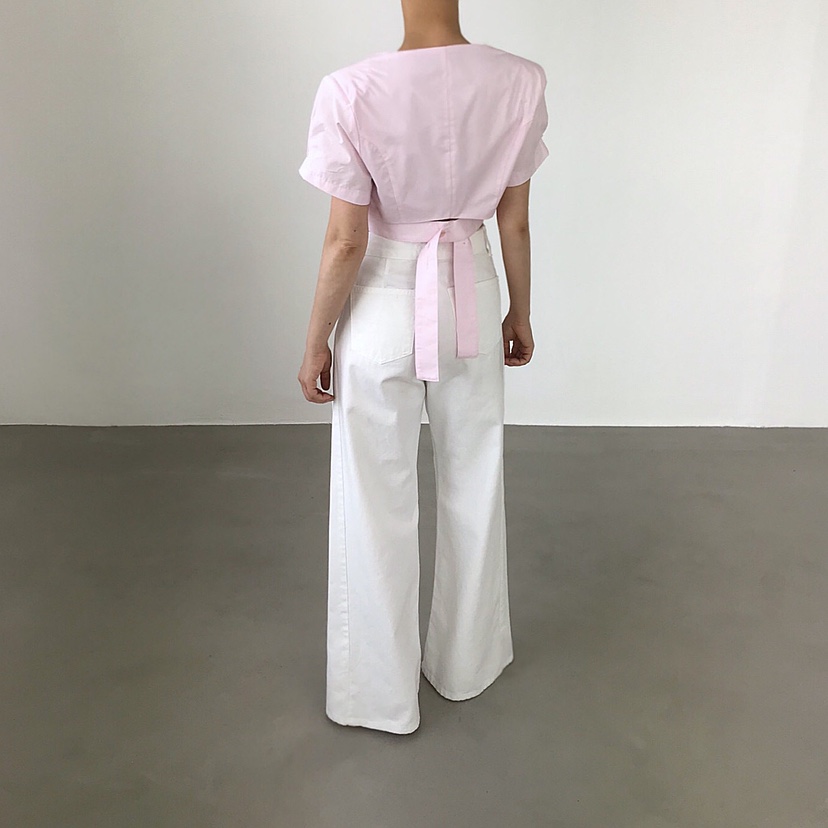 2TWO MOON韓國直郵㊣女士新品25春夏職業人氣襯衫蕾絲衫腰帶2TWO MOON襯衫/蕾絲衫