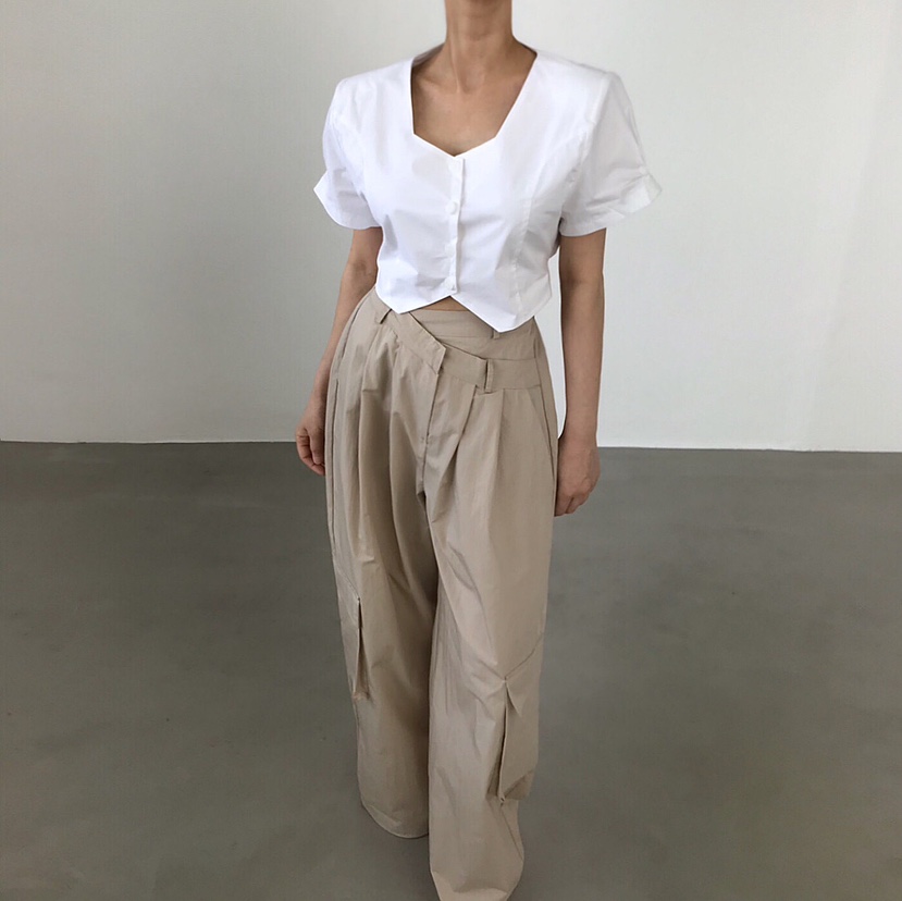 2TWO MOON韓國直郵㊣女士新品25春夏職業人氣襯衫蕾絲衫腰帶2TWO MOON襯衫/蕾絲衫