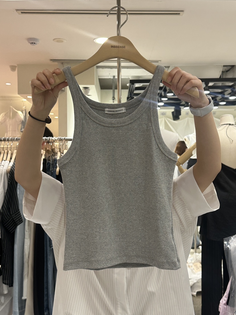 INSSENSE-A韓國代購㊣女士新品休閑時尚熱賣職業真品吊帶背心INSSENSE-A吊帶/背心圖色3