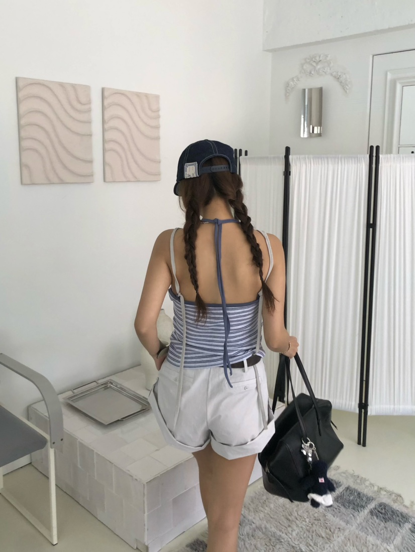 OUPPT韓國直郵㊣女士新品真品職業推薦時尚25春夏熱賣吊帶背心OUPPT吊帶/背心