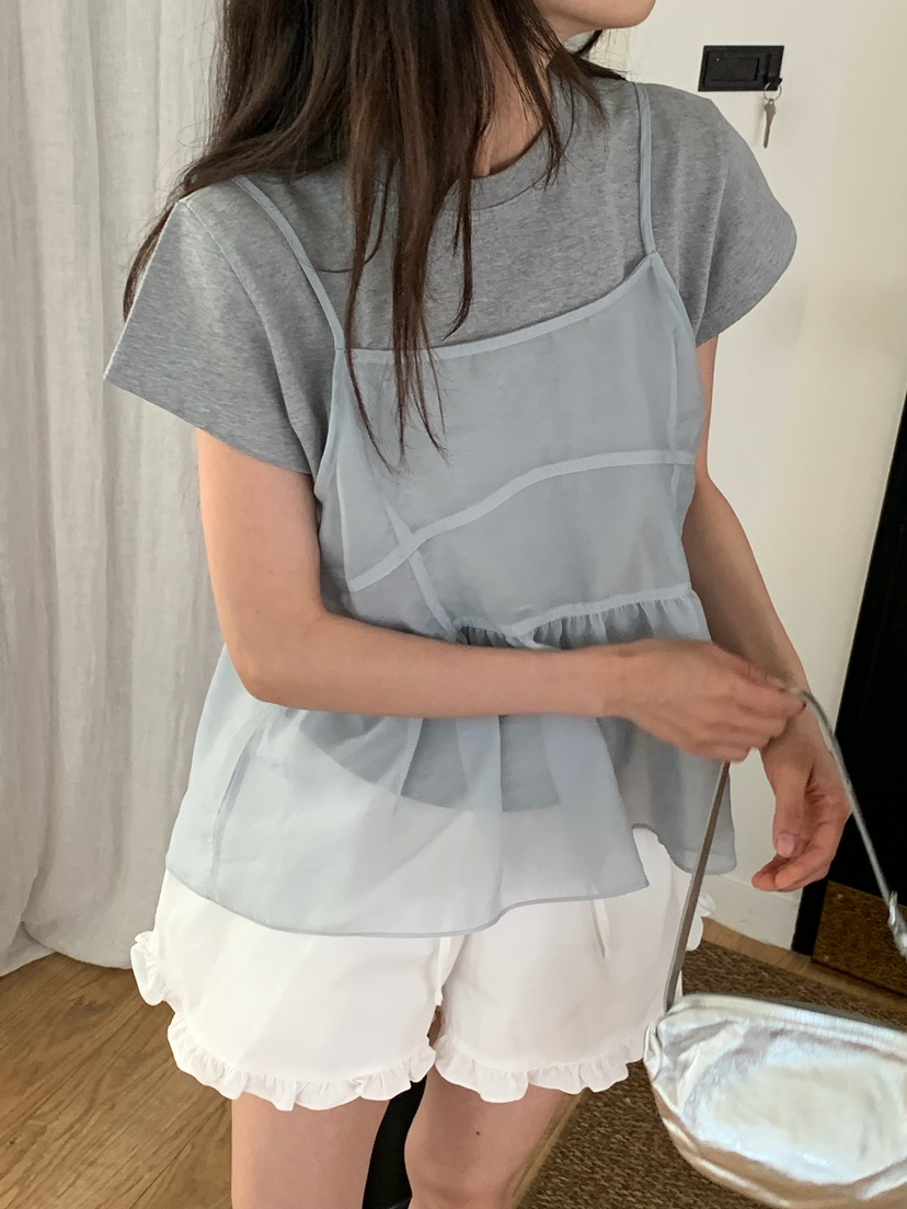BLEECKER韓國直郵㊣女裝新品休閑時尚推薦真品人氣吊帶背心BLEECKER吊帶/背心