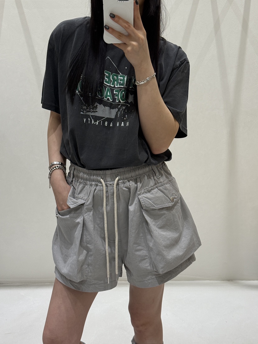 SHIRRING東大門㊣直郵女士新品人氣時尚休閑熱賣推薦25春夏短褲SHIRRING短褲