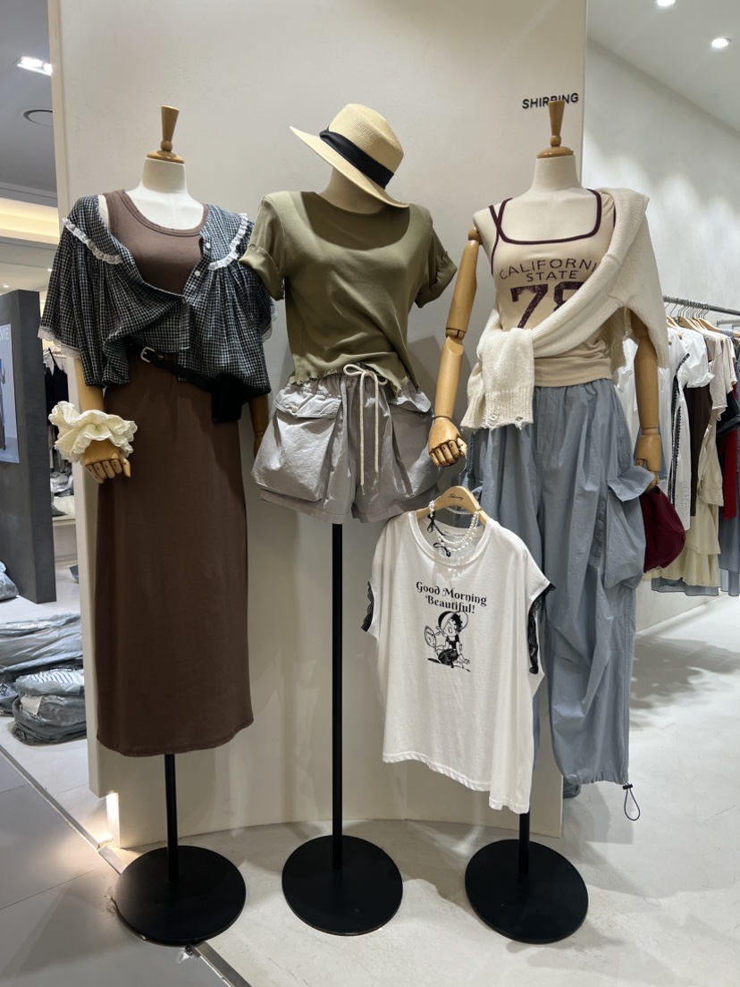 SHIRRING東大門㊣直郵女士新品人氣時尚休閑熱賣推薦25春夏短褲SHIRRING短褲