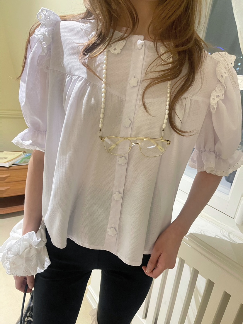 BOUTIQUE-L韓國代購㊣女裝新款真品推薦人氣熱賣襯衫蕾絲衫BOUTIQUE-L襯衫/蕾絲衫圖色2