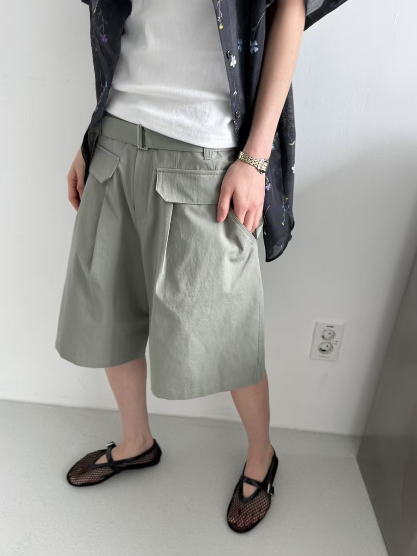 MINIMUZE韓國直郵㊣女裝新款真品推薦人氣時尚休閑短褲含腰帶MINIMUZE短褲