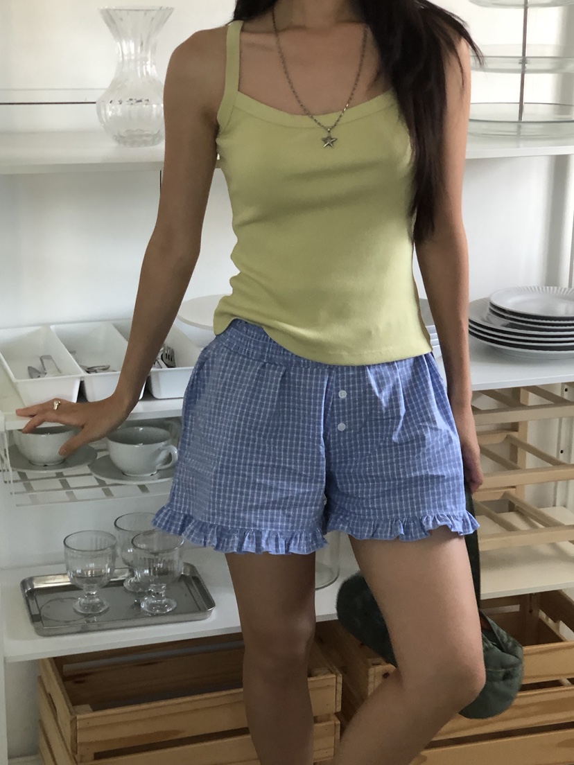 SUNDER MARKET東大門㊣直郵女士新品真品時尚休閑吊帶背心SUNDER MARKET吊帶/背心圖色4