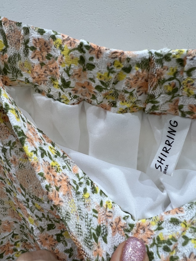 SHIRRING東大門㊣實拍女裝新品熱賣人氣時尚真品25春夏長裙SHIRRING長裙