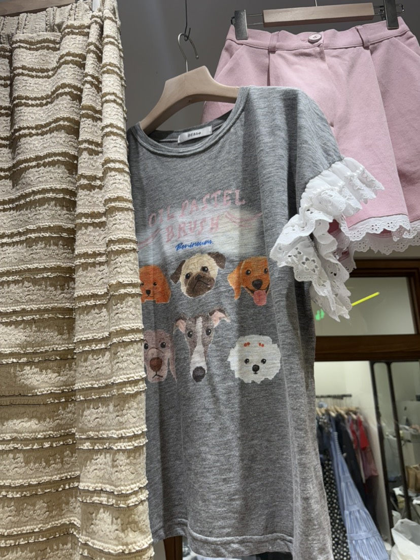 BE&BE東大門㊣直郵女裝新品休閑推薦職業時尚熱賣25春夏T恤BE&beT恤