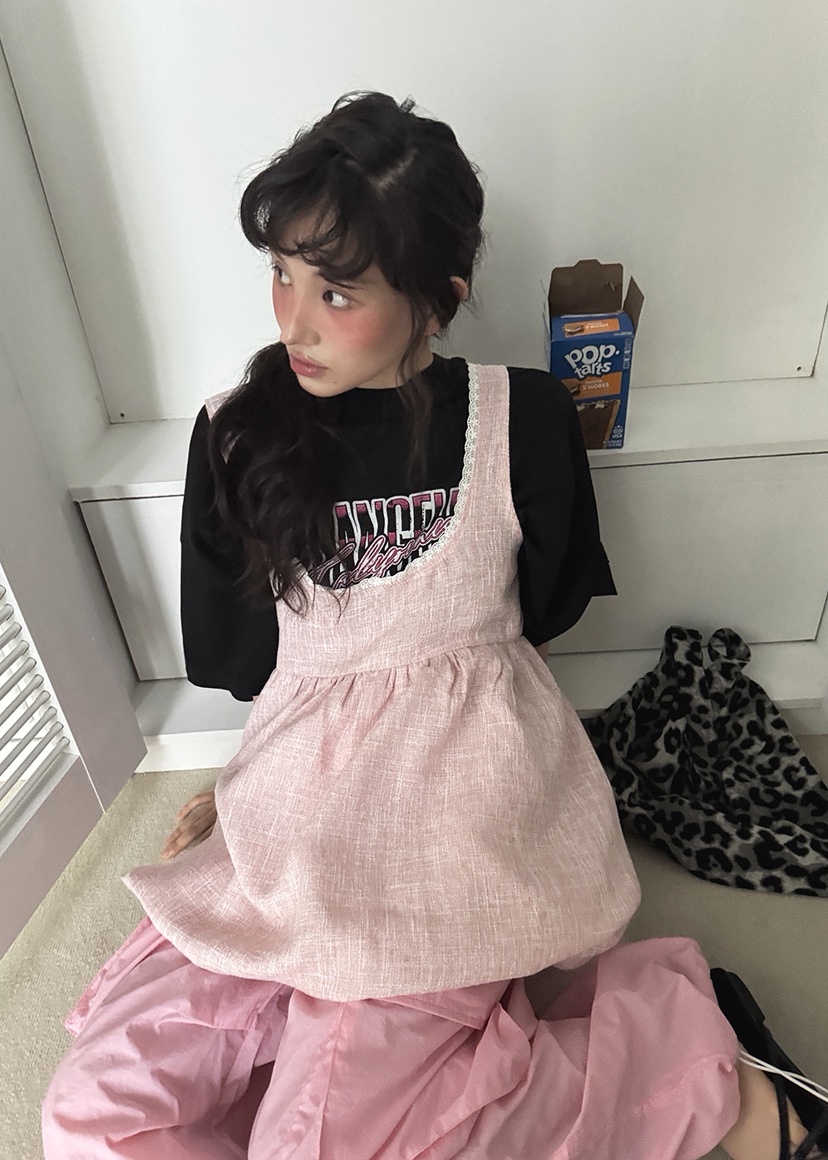 OURWAVE/OUR ROOM韓國直郵㊣女士新品25春夏連衣裙粗花呢Our Wave/Our Room連衣裙