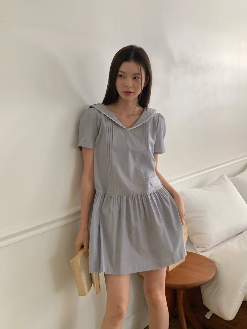 ANOU韓國直郵㊣女士新品真品25春夏人氣休閑職業推薦連衣裙ANOU連衣裙