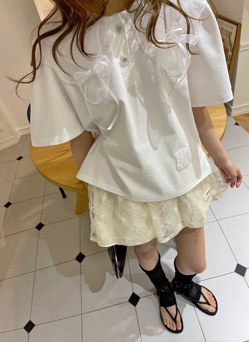 BOUTIQUE-L韓國代購㊣女裝新款熱賣推薦人氣25春夏真品T恤BOUTIQUE-LT恤