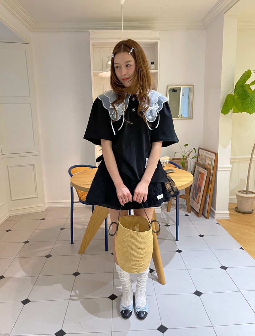 BOUTIQUE-L韓國代購㊣女裝新款熱賣推薦人氣25春夏真品T恤BOUTIQUE-LT恤
