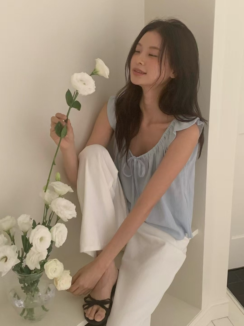 ANOU韓國直郵㊣女裝新款25春夏推薦真品人氣休閑熱賣吊帶背心ANOU吊帶/背心