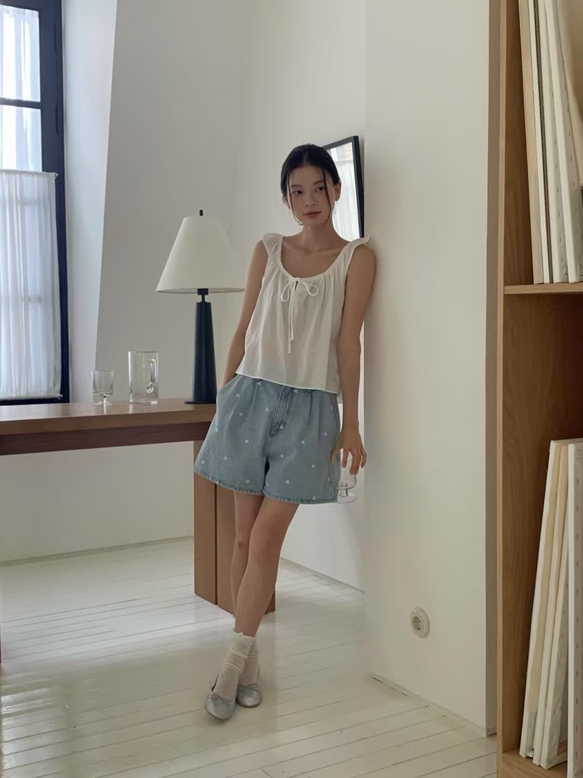 ANOU韓國直郵㊣女裝新款25春夏推薦真品人氣休閑熱賣吊帶背心ANOU吊帶/背心