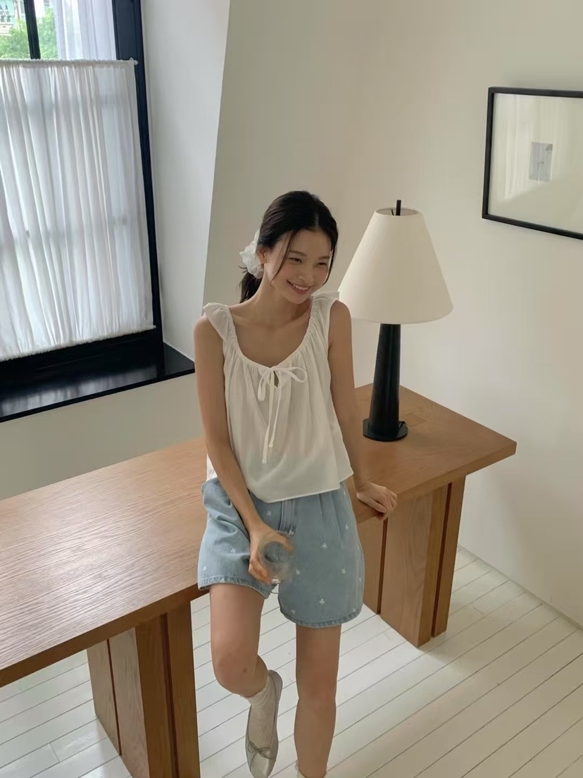 ANOU韓國直郵㊣女裝新款25春夏推薦真品人氣休閑熱賣吊帶背心ANOU吊帶/背心