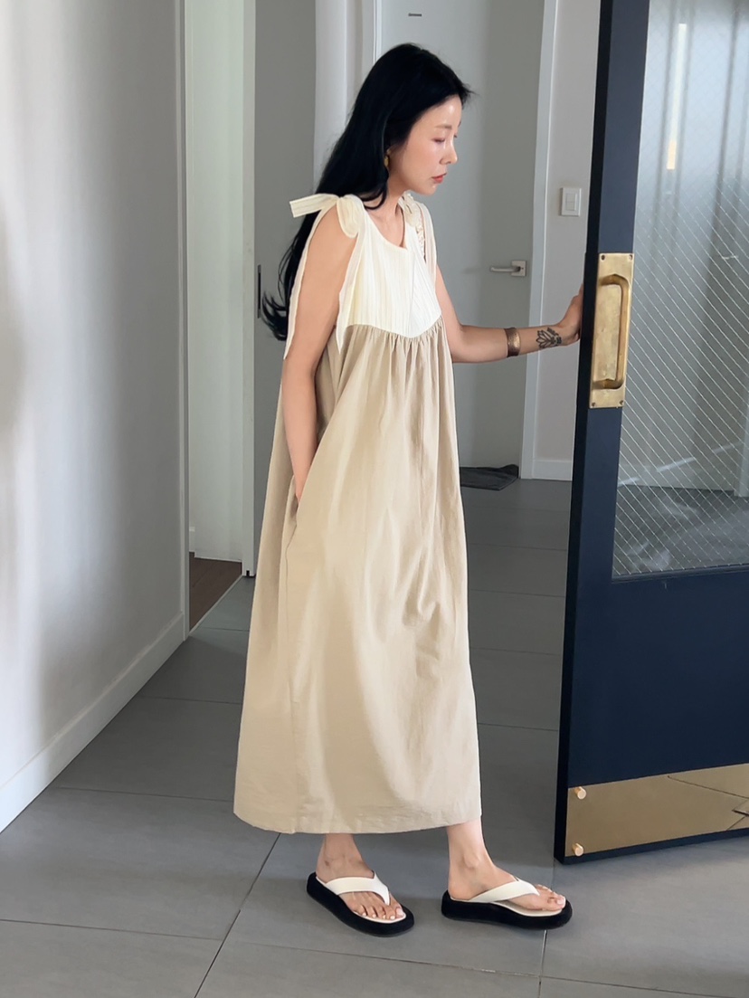 MILUI韓國直郵㊣女士新款人氣25春夏真品時尚熱賣休閑連衣裙MILUI連衣裙