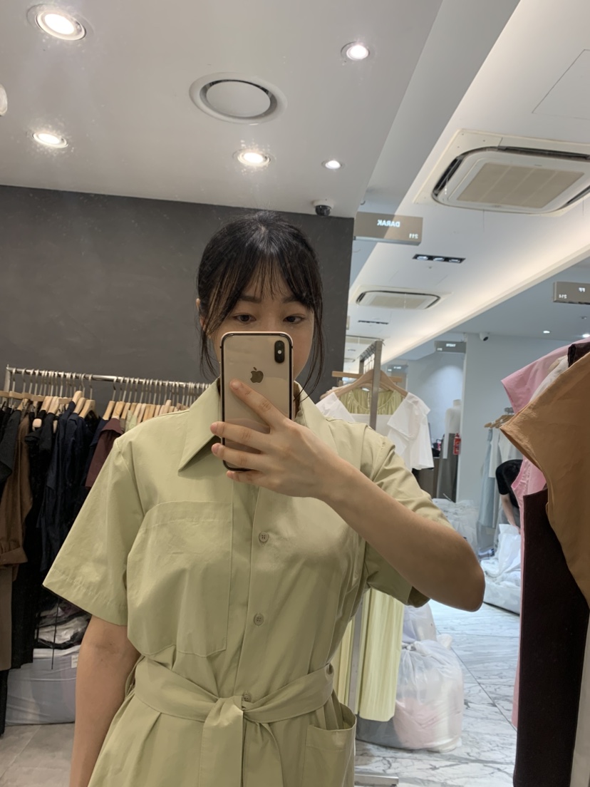 DARAK東大門㊣實拍女裝新品職業休閑熱賣時尚推薦連衣裙含腰帶DARAK連衣裙