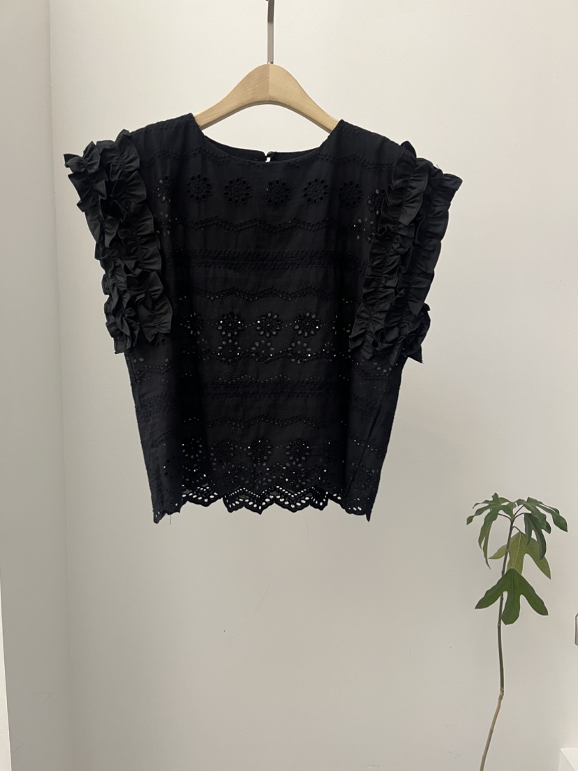 DARAK東大門㊣代購女士新款真品職業推薦襯衫蕾絲衫刺繡迷彩DARAK襯衫/蕾絲衫圖色2
