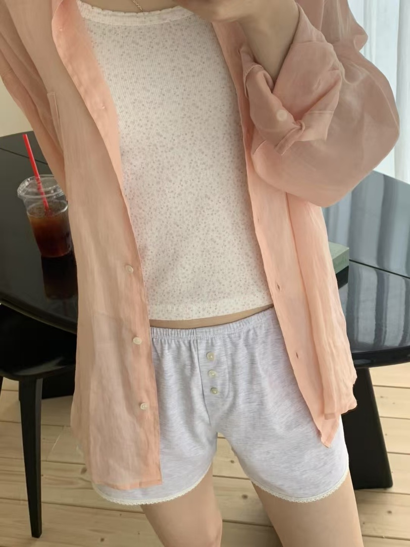 TAF韓國代購㊣女士新品時尚熱賣推薦25春夏人氣休閑短褲蕾絲TAF短褲