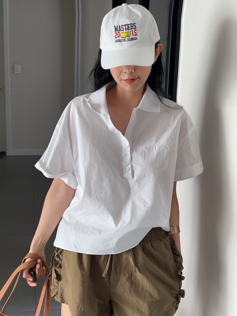 MILUI東大門㊣直郵女士新品真品推薦人氣25春夏休閑襯衫蕾絲衫MILUI襯衫/蕾絲衫