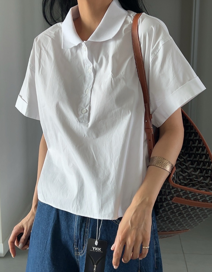 MILUI東大門㊣直郵女士新品真品推薦人氣25春夏休閑襯衫蕾絲衫MILUI襯衫/蕾絲衫