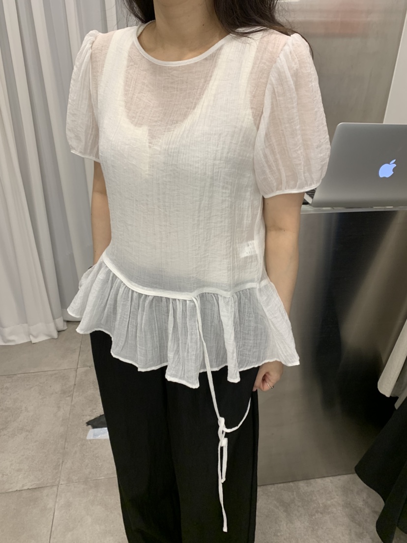 DARAK韓國代購㊣女裝新品25春夏熱賣推薦時尚休閑襯衫蕾絲衫DARAK襯衫/蕾絲衫