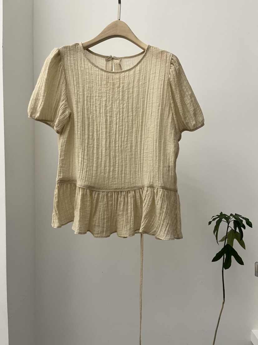 DARAK韓國代購㊣女裝新品25春夏熱賣推薦時尚休閑襯衫蕾絲衫DARAK襯衫/蕾絲衫圖色2