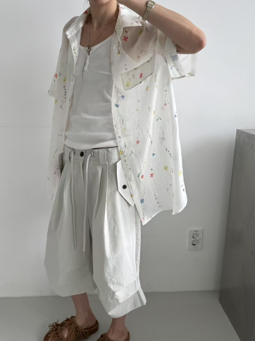 MINIMUZE韓國代購㊣女裝新款時尚人氣職業休閑熱賣襯衫蕾絲衫MINIMUZE襯衫/蕾絲衫