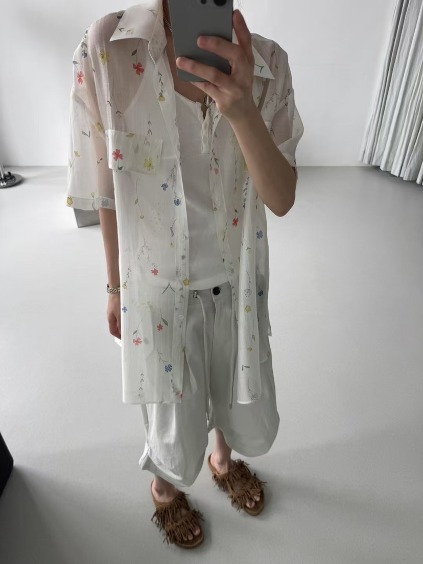 MINIMUZE韓國代購㊣女裝新款時尚人氣職業休閑熱賣襯衫蕾絲衫MINIMUZE襯衫/蕾絲衫