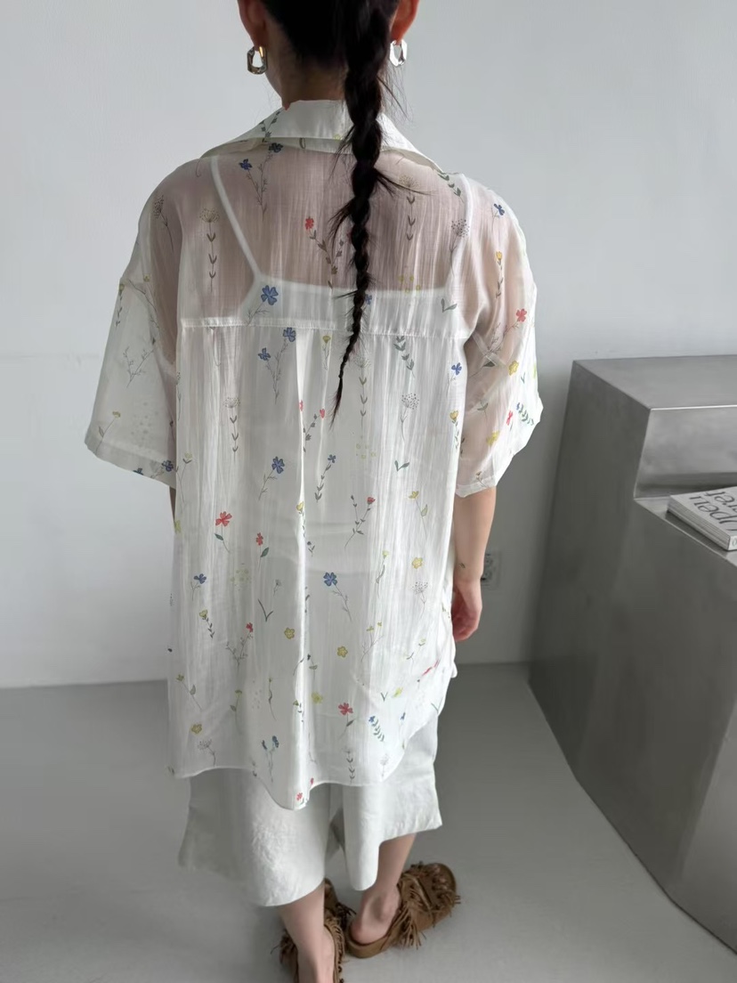 MINIMUZE韓國代購㊣女裝新款時尚人氣職業休閑熱賣襯衫蕾絲衫MINIMUZE襯衫/蕾絲衫