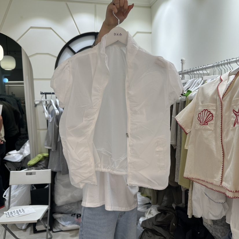 EGG IS韓國代購㊣女裝新品職業25春夏人氣休閑熱賣真品夾克EGG IS夾克