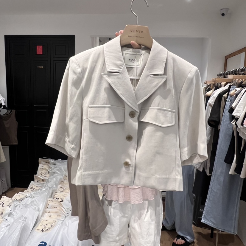 VENIR-a韓國代購㊣女士新品真品休閑熱賣時尚推薦夾克短款VENIR-a夾克圖色2