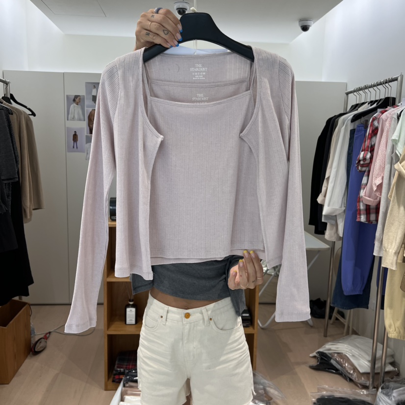 THE TARDUST韓國直郵㊣女士新品職業休閑熱賣套裝套裝開衫THE TARDUST套裝圖色2
