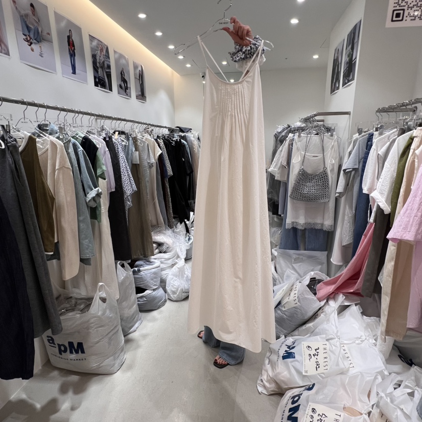 THE REST韓國直郵㊣女士新款時尚熱賣人氣職業真品推薦連衣裙THE REST/UNNOEUD連衣裙圖色3