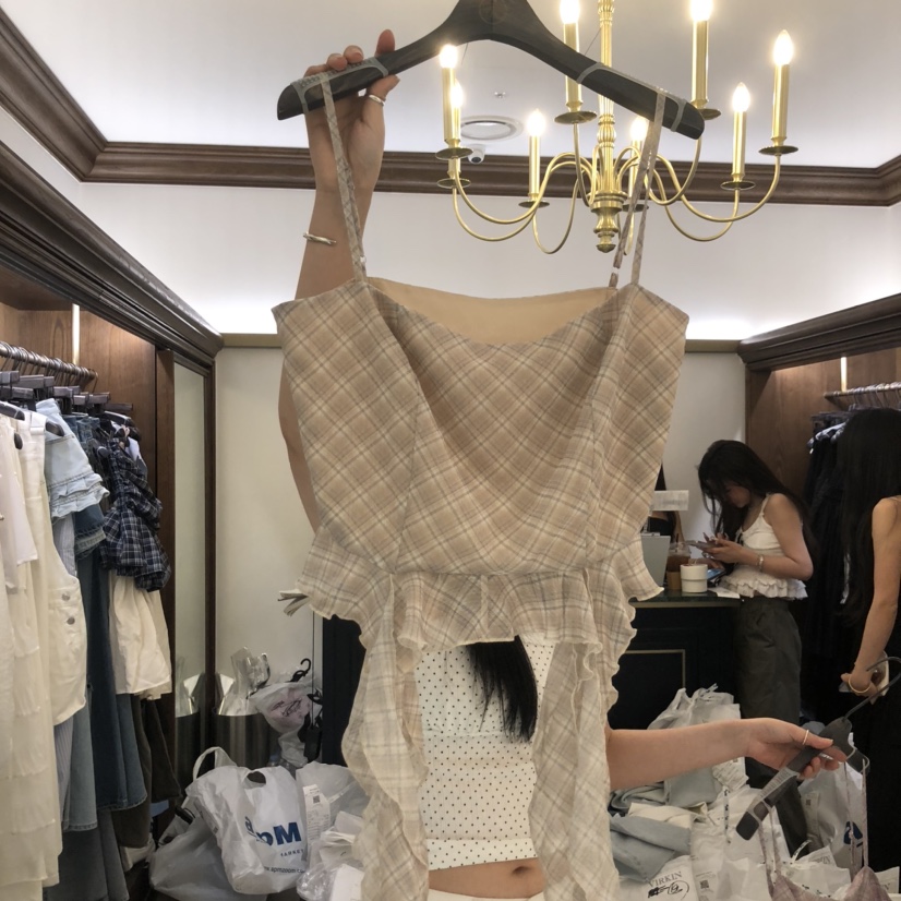 VIRKIN韓國代購㊣女裝新品真品25春夏職業時尚休閑吊帶背心VIRKIN吊帶/背心圖色2