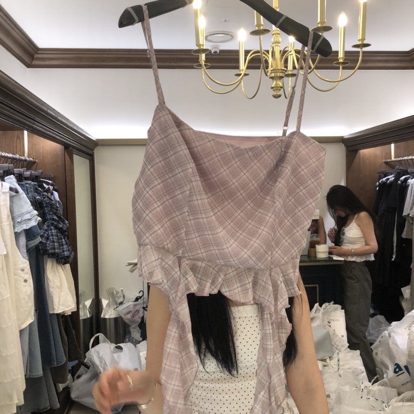 VIRKIN韓國代購㊣女裝新品真品25春夏職業時尚休閑吊帶背心VIRKIN吊帶/背心圖色3