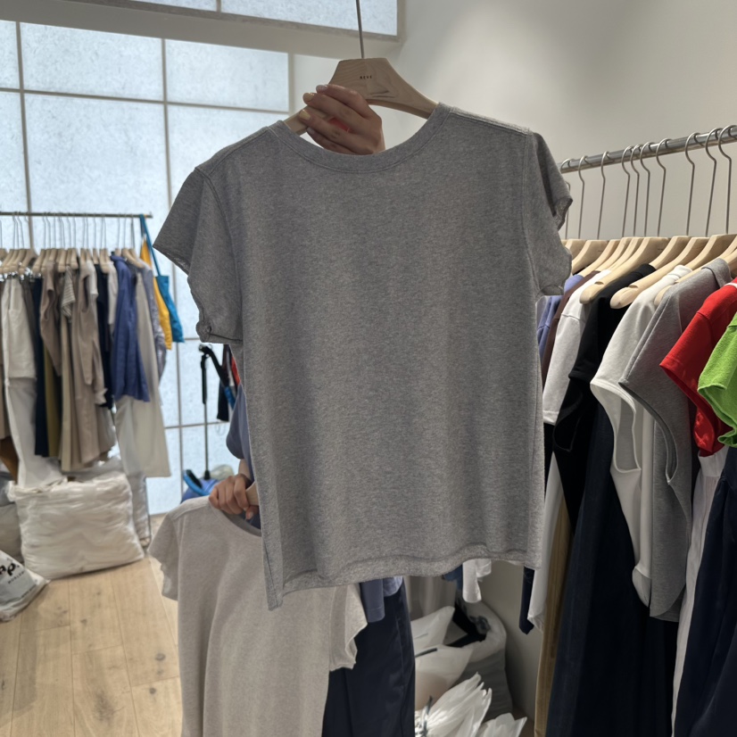 REVE-L東大門㊣代購女裝新品25春夏休閑人氣真品熱賣時尚T恤REVE-LT恤圖色2