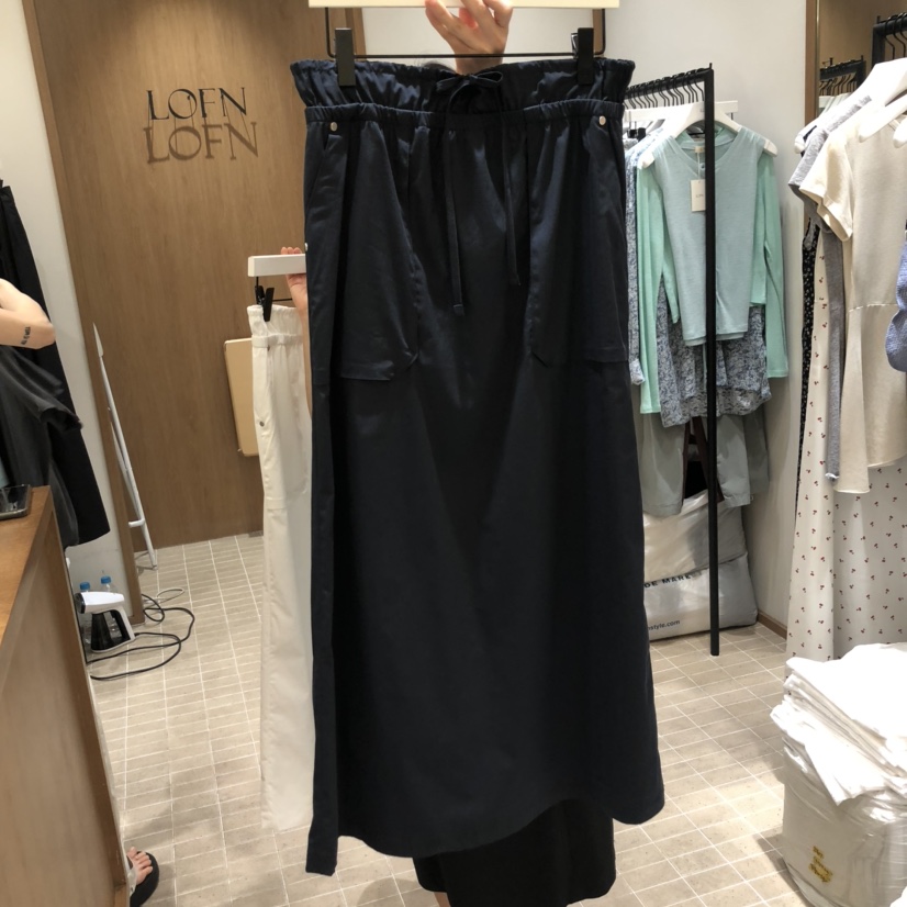 LOFN東大門㊣代購女士新品熱賣推薦職業25春夏半身裙中短裙LOFN半身裙/中短裙圖色2