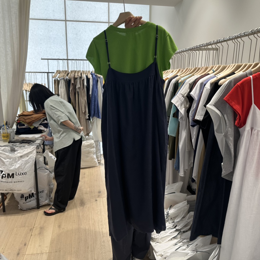 REVE-L東大門㊣實拍女裝新品25春夏休閑推薦連衣裙不含內搭REVE-L連衣裙