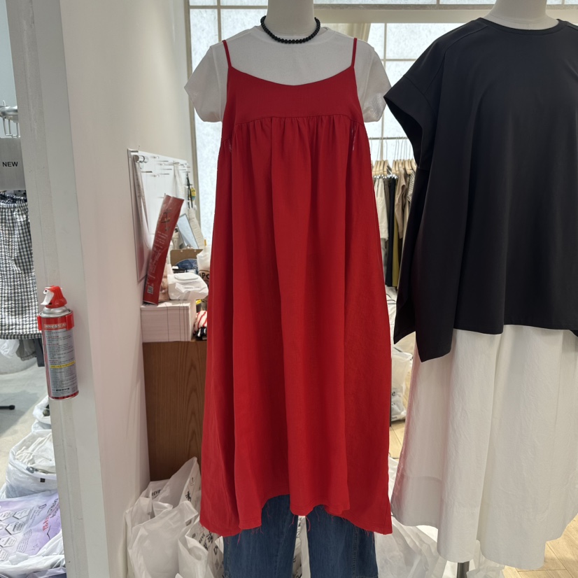 REVE-L東大門㊣實拍女裝新品25春夏休閑推薦連衣裙不含內搭REVE-L連衣裙