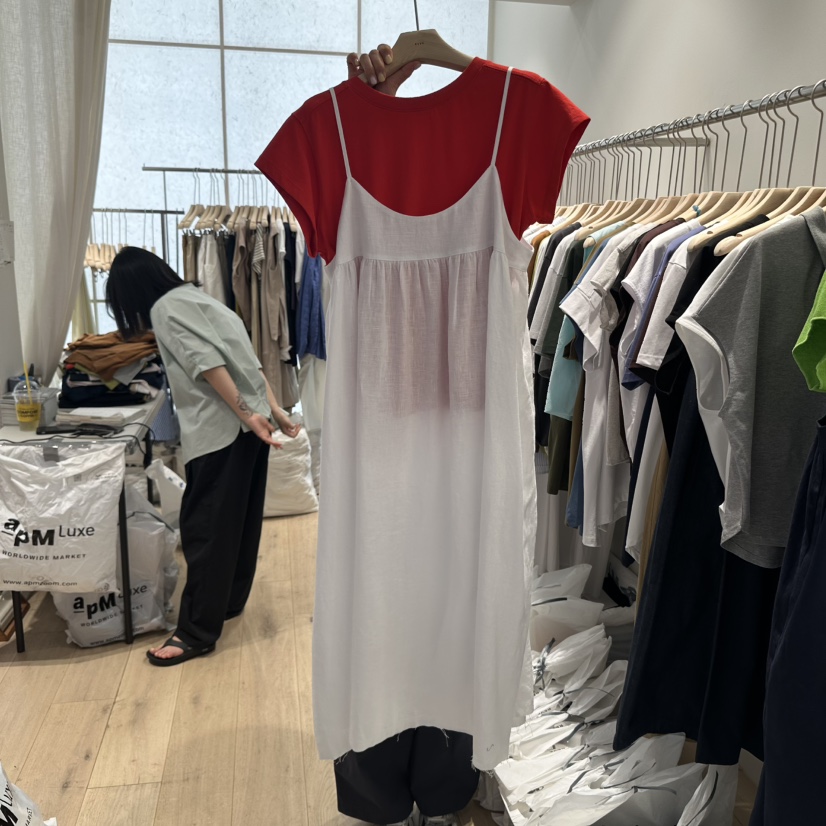 REVE-L東大門㊣實拍女裝新品25春夏休閑推薦連衣裙不含內搭REVE-L連衣裙圖色2