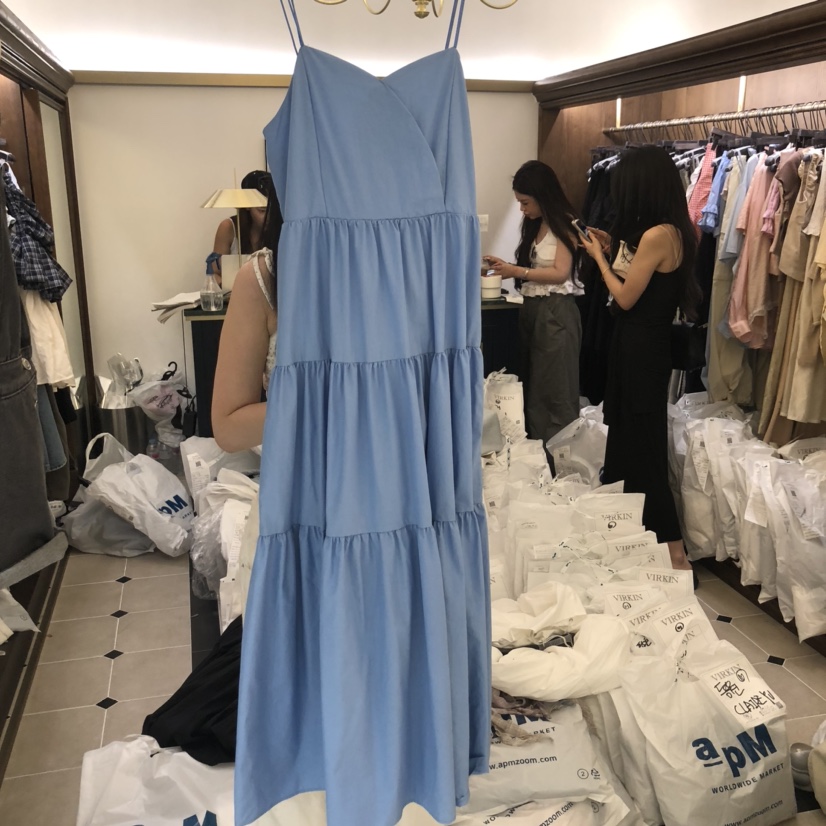 VIRKIN東大門㊣實拍女士新款時尚25春夏職業熱賣人氣連衣裙VIRKIN連衣裙圖色2